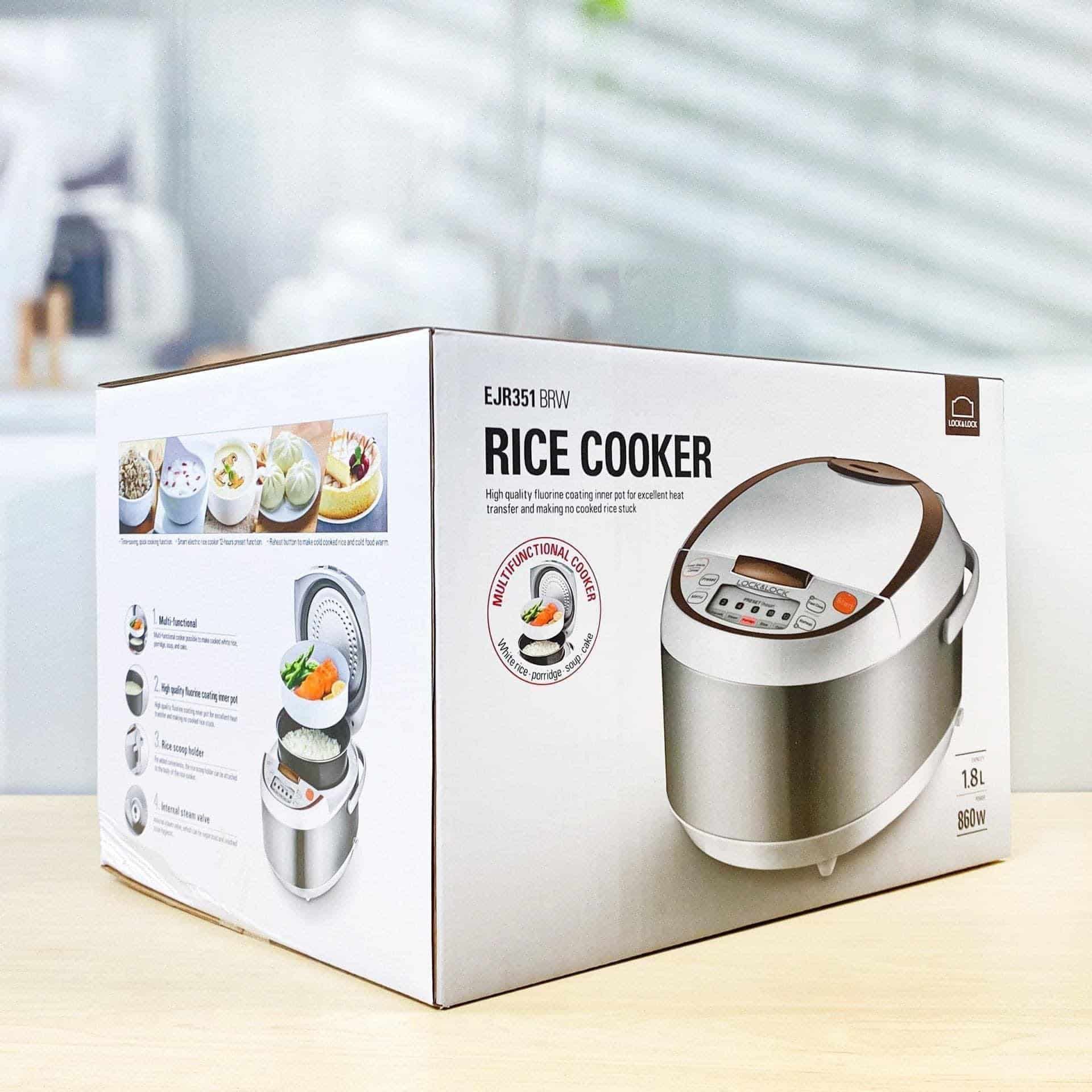 NỒI CƠM ĐIỆN LOCK&LOCK 1L8 EJR351BRW